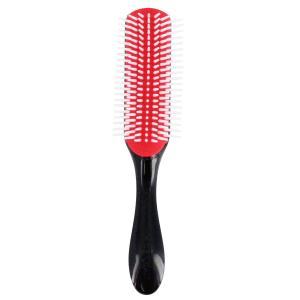 Denman D3 Borstel Medium 7-rij Zwart/Rood/Wit