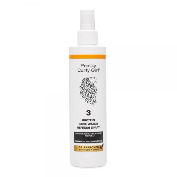 Pretty Curly Girl Protein Rose Water Refresh Spray 200 ml